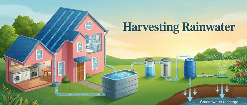 Rainwater Harvesting System in Raipur